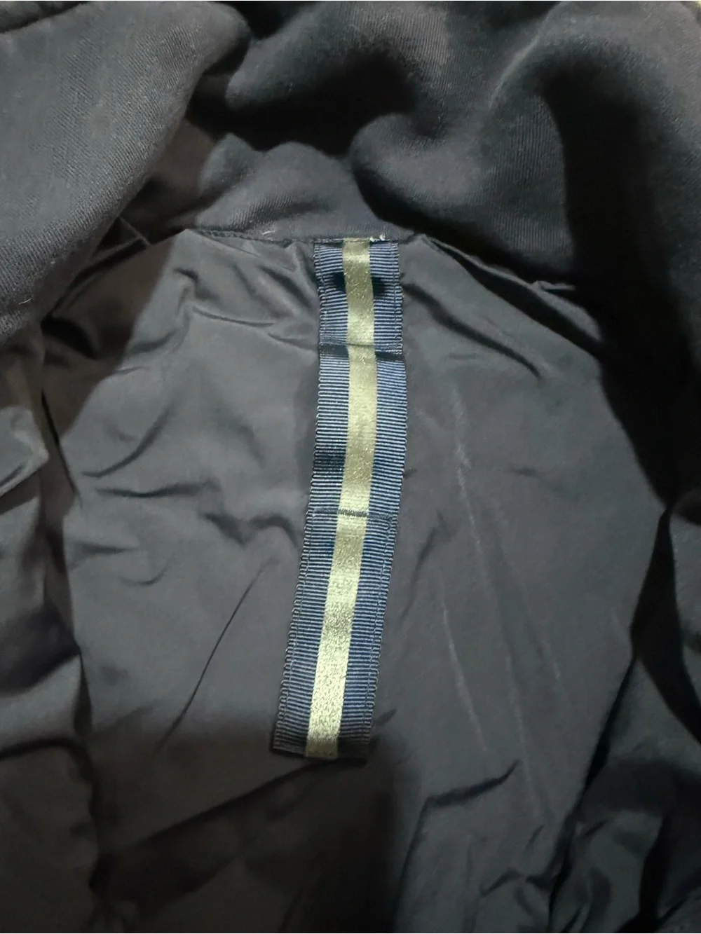 Lululemon Reversible Quilted Insulated Jacket Navy Blue Zip Up Coat Size 4 Rare